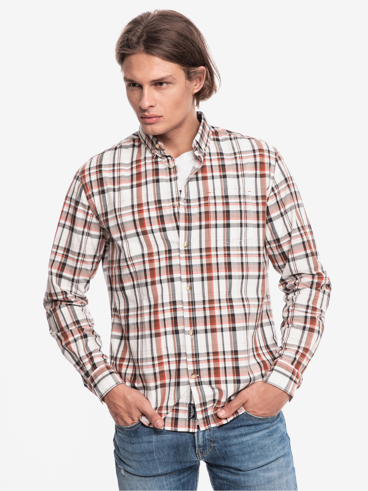 Tom Tailor - Checked Shirt With Chest Pocket - Town & Country Men's Shop